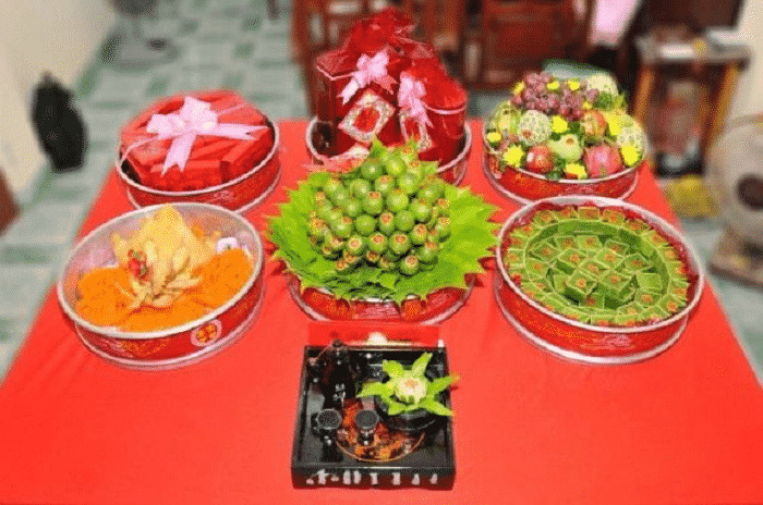 6 mâm quả cưới miền Nam thường gồm những gì ?